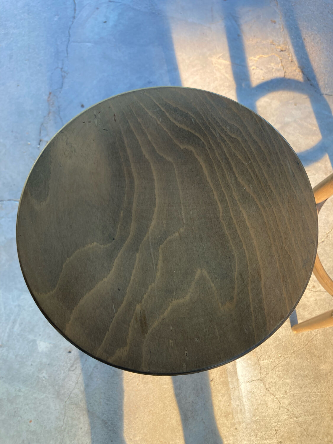 Pair of wooden bar stools
