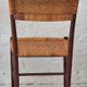 Set of 4 teak dining chairs with patinated cane after Gio Ponti, Italy 1960