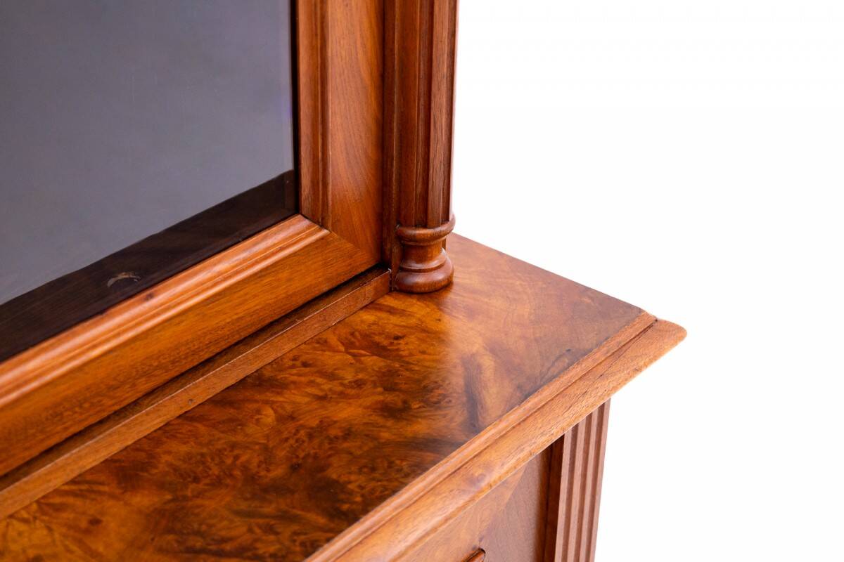 Antique bookcase, circa 1900, Northern Europe. After renovation.