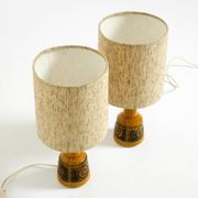 A pair of beautiful small ceramic table lamps by Cloos & Co., 1960s