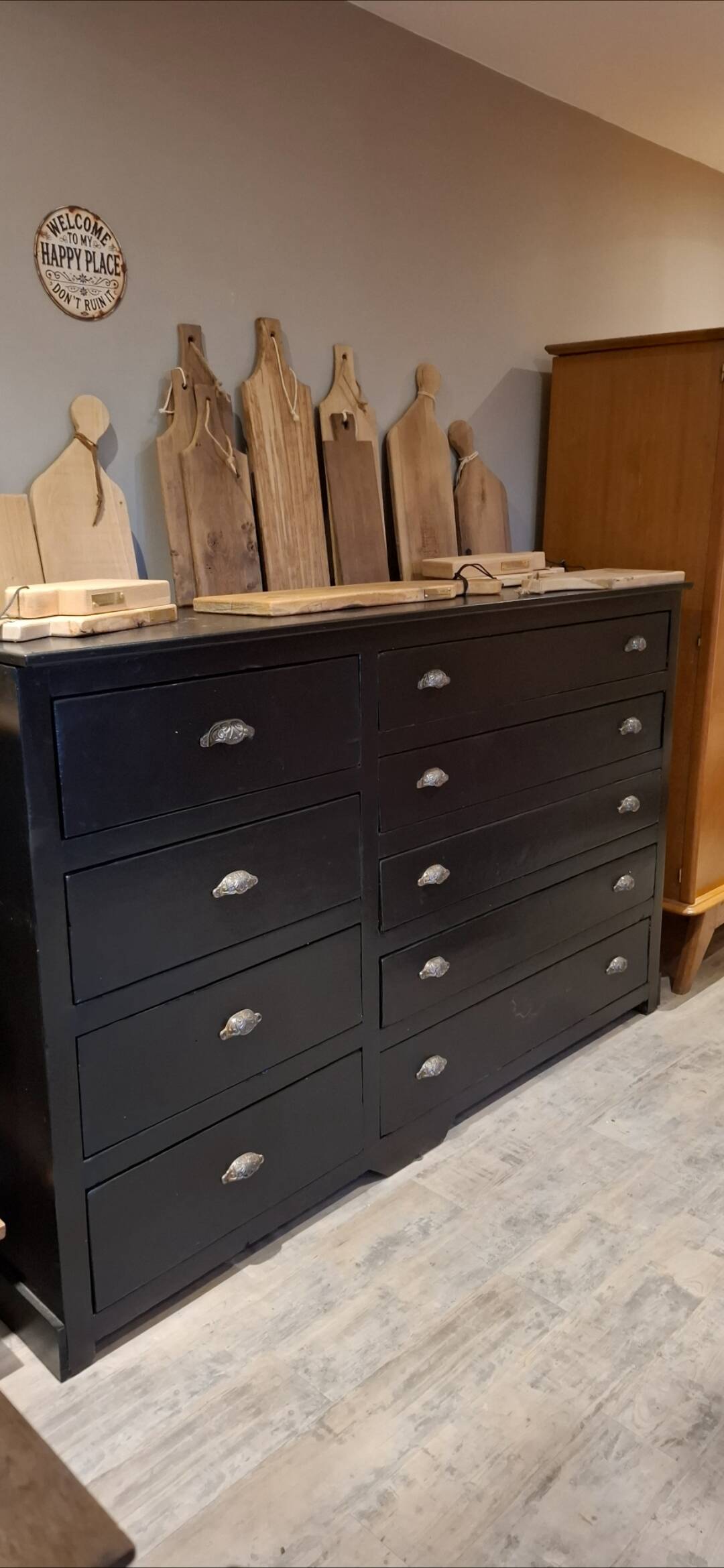 Renovated workshop furniture