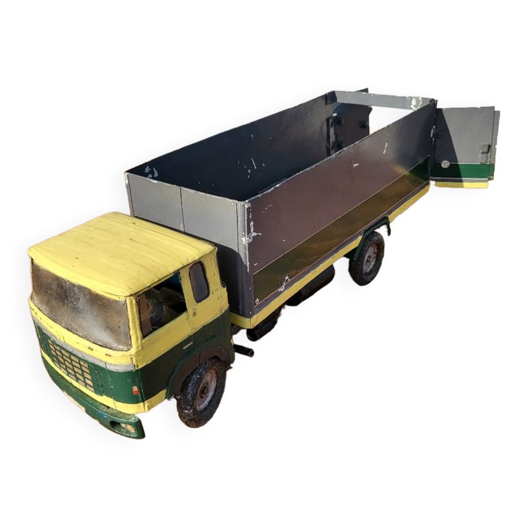 Ancien Camion Benne VEBE En Tôle – Jouet De Collection France (8-11 Ans)