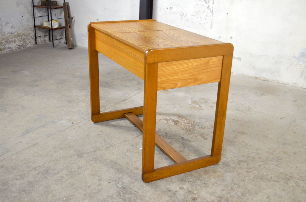 Vintage yann blond wooden desk 1960 / 1970