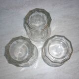 3 old jam jars of 375 ml