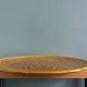 Pie dish cheese platter barbotine Gien 60s