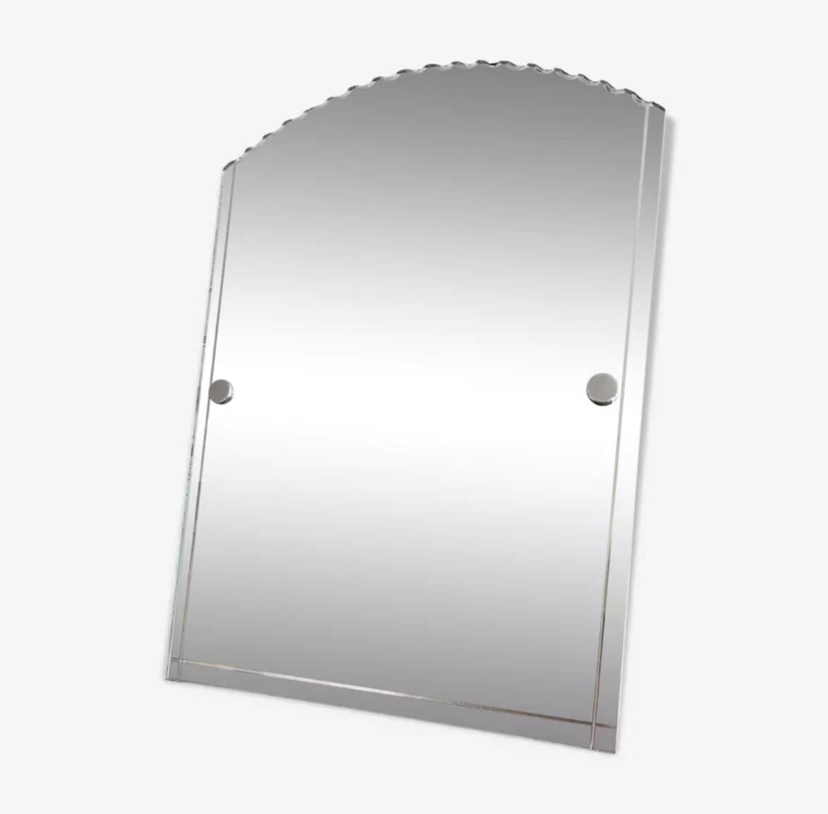 Old vintage beveled/chiseled mirror