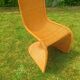 chaise en rotin style Verner Panton