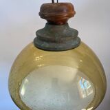 Antique bubble glass chandelier