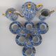 Coffee service in limoges porcelain, by lazeyras.