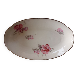 Ravier porcelaine fleuri ms france