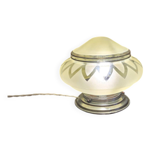 Lampe de table vintage - soucoupe