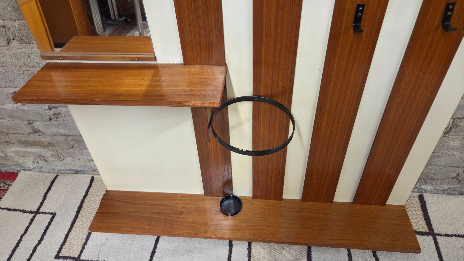 Scandinavian coat rack 1970