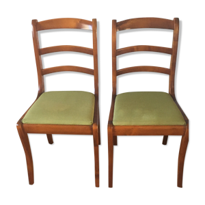 Lot de 2 chaises assises - tissu
