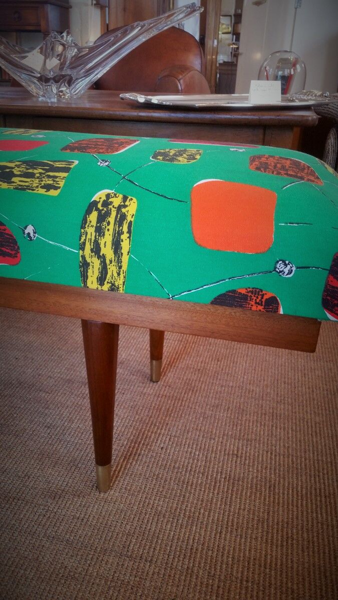 Scandinavian bench teak 60s