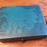 12 small art deco spoons, silver metal