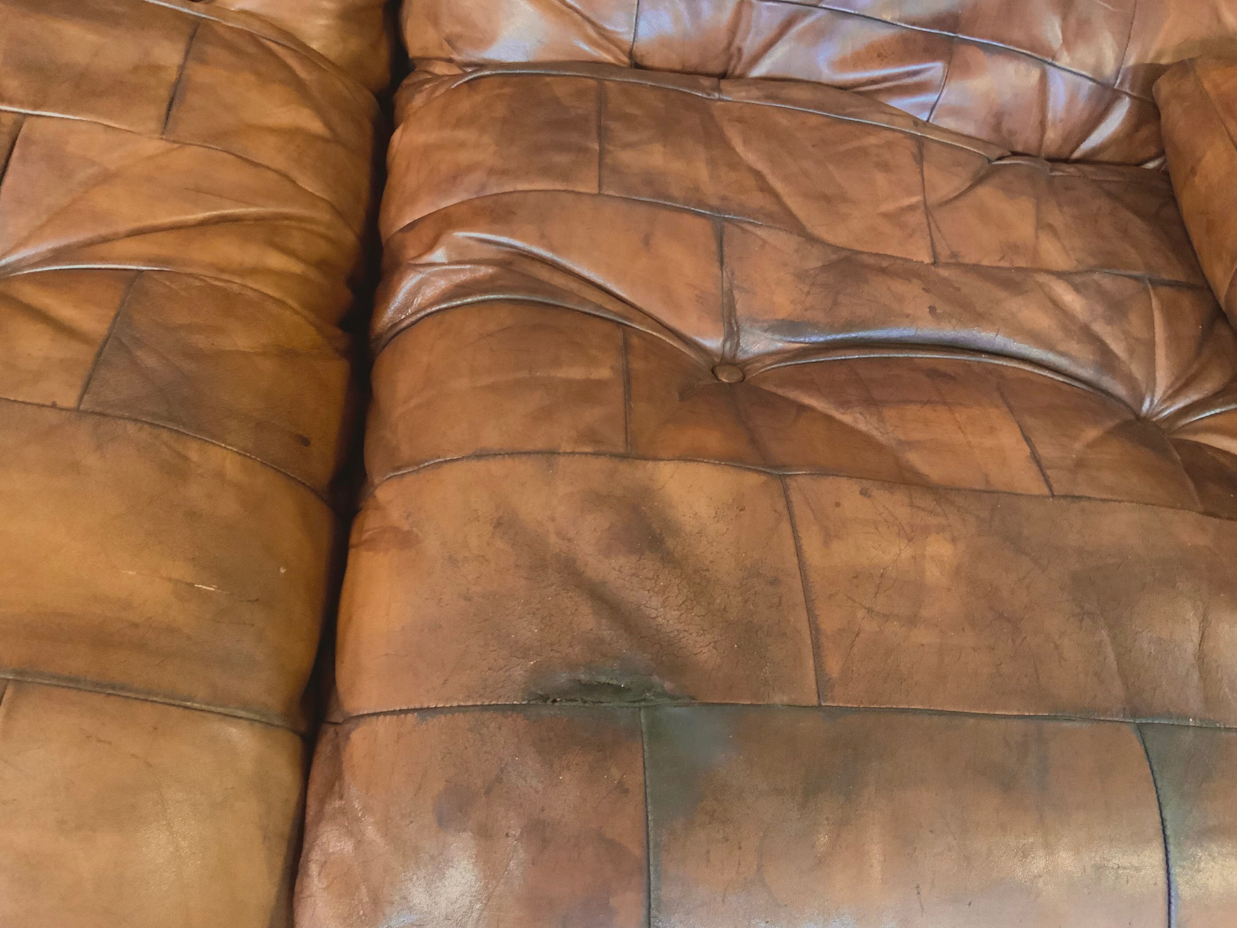 Pair of Marsala sofas, Michel Ducaroy for Ligne Roset 1970s