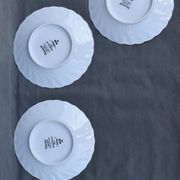 6 coffee cups and saucers Tharaud Limoges form valençay sillage model