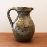 Pyrite stoneware pitcher Guy Baudat 70s