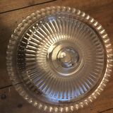 Cheese platter and glass bell