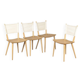 4 chaises de Jorgen Baekmark pour FDB Møbler danois.
