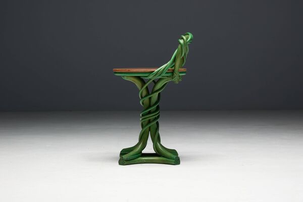 Tabourets fantaisistes en forme de vigne, France, fin du XXe siècle