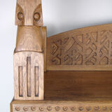 Buffet deux-corps en chene arts & crafts