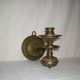 Applique bougeoir en bronze style maritime