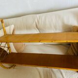 Rattan shelf