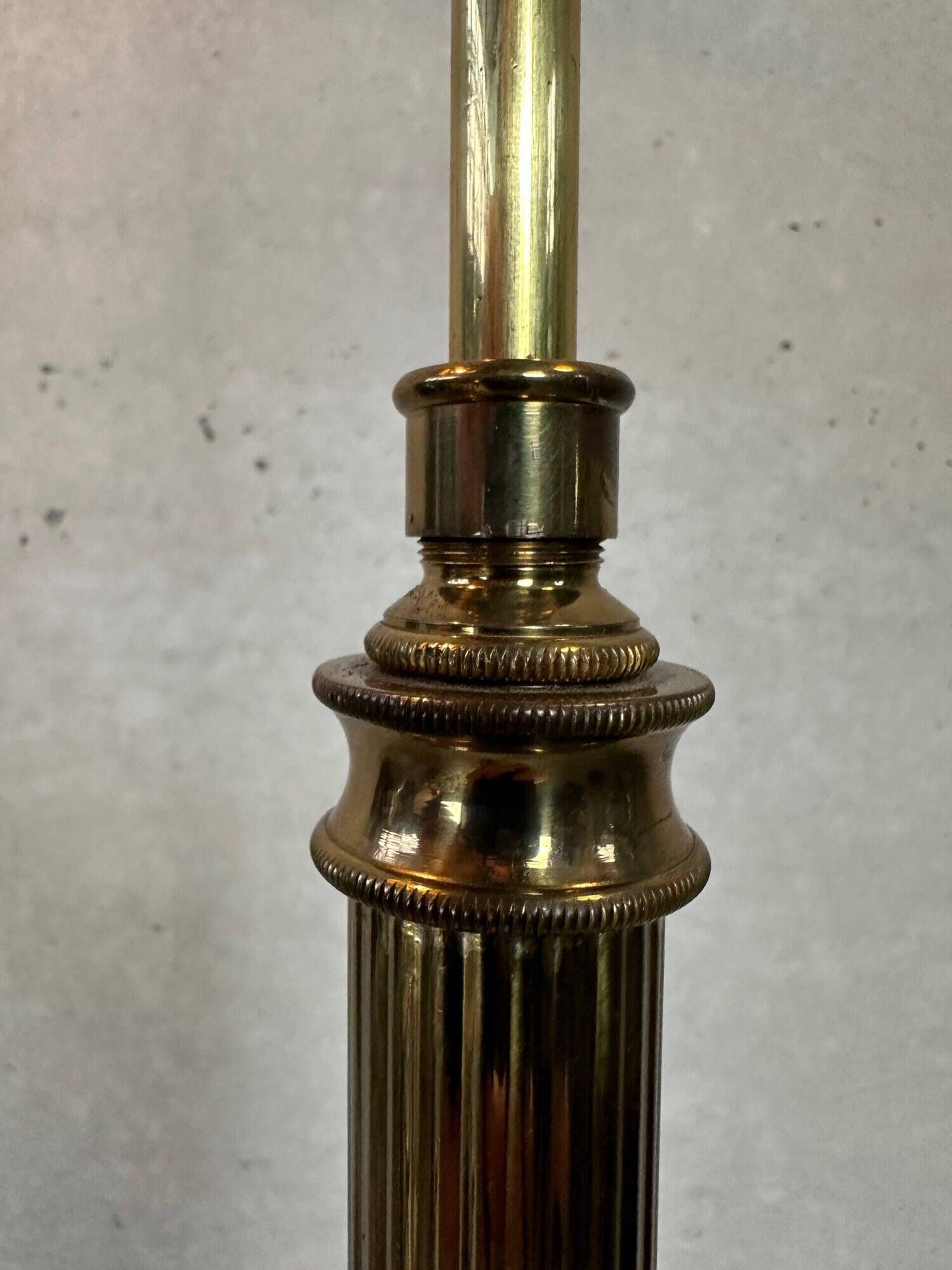 Vintage brass floor lamp