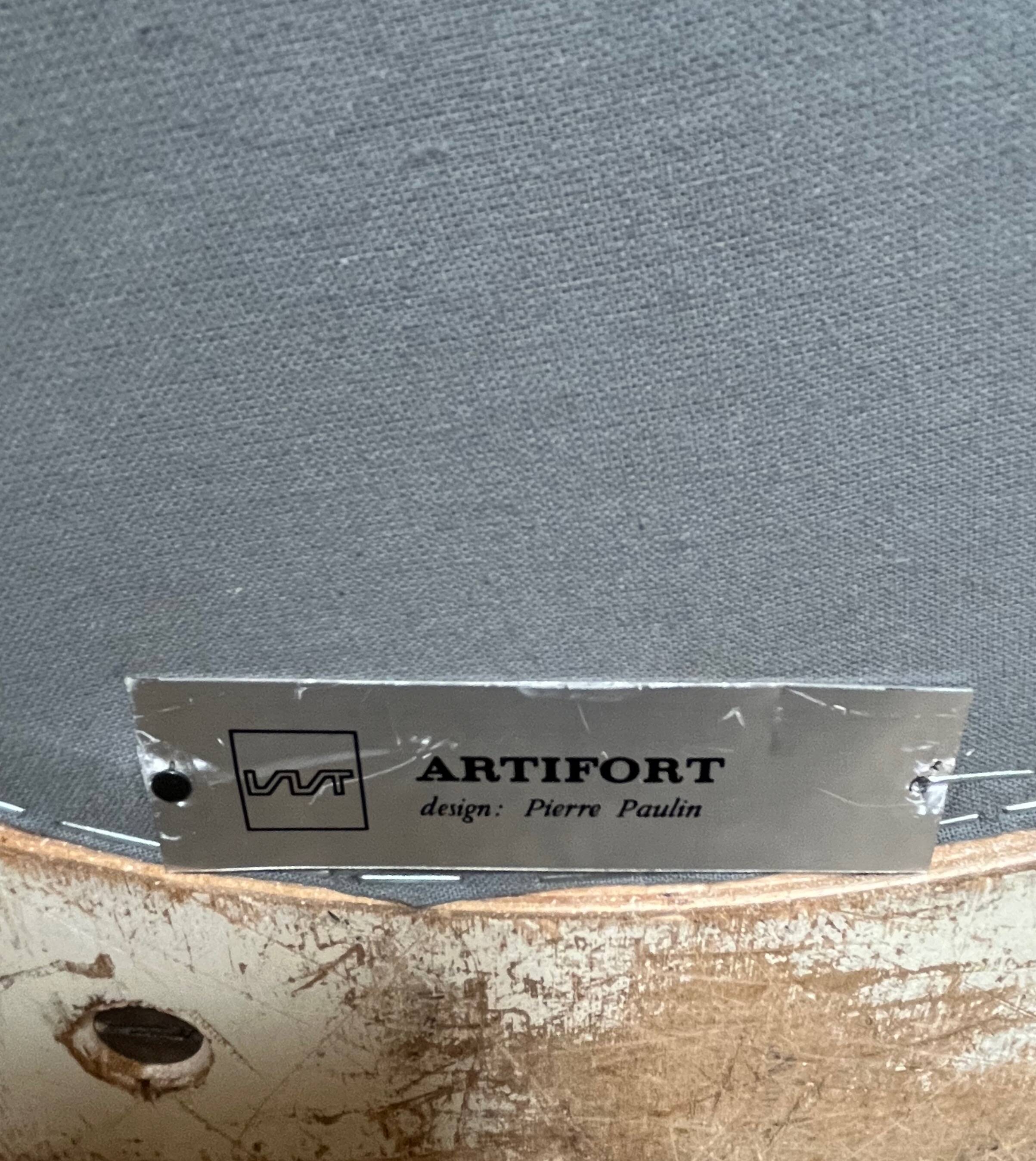 Mushroom armchair and ottoman by Pierre Paulin, Artifort Edition, 1960