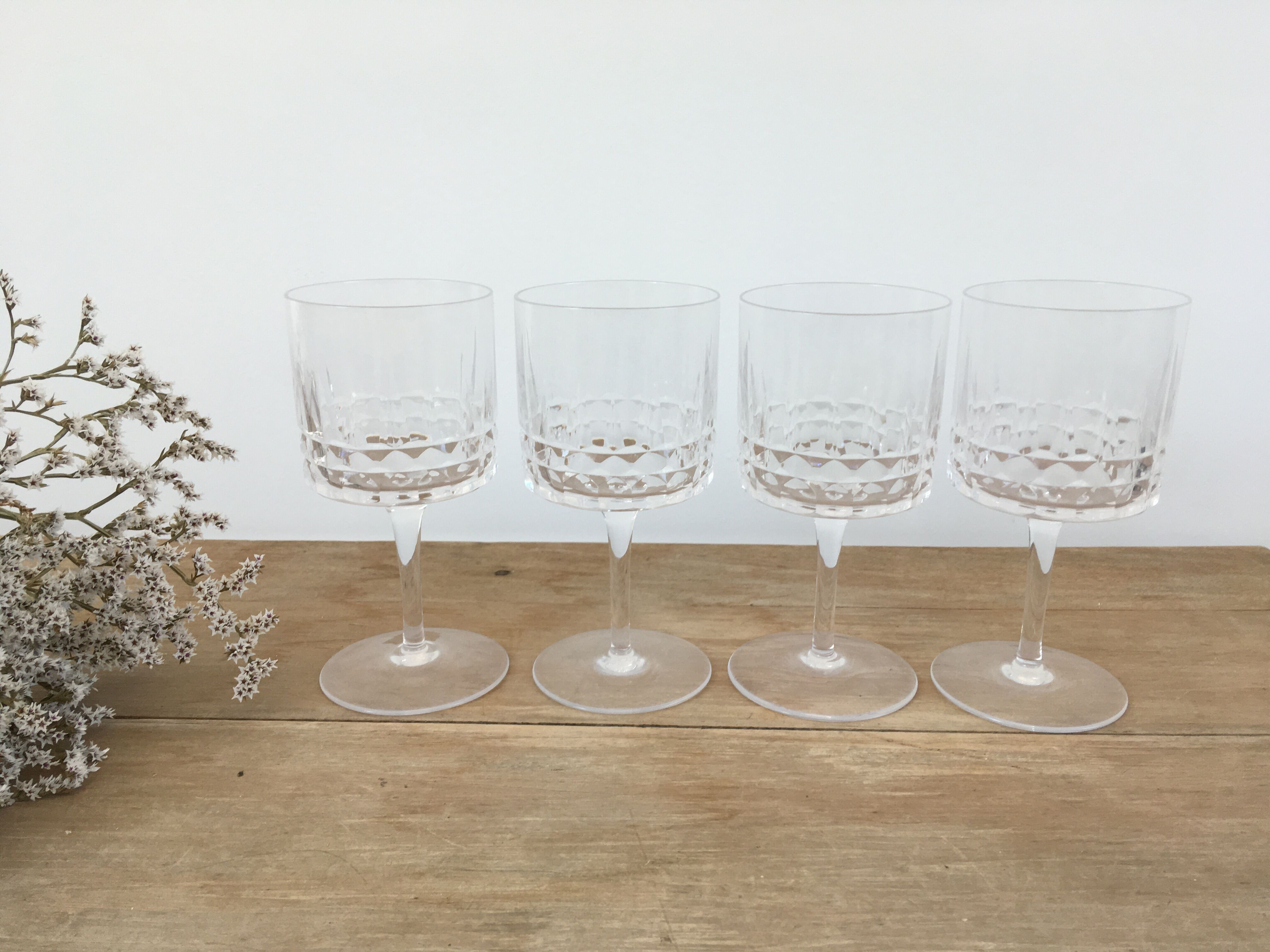 Vintage foot glasses