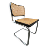 Chaise cantilever style Marcel Breuer Cesca, Italie 1980
