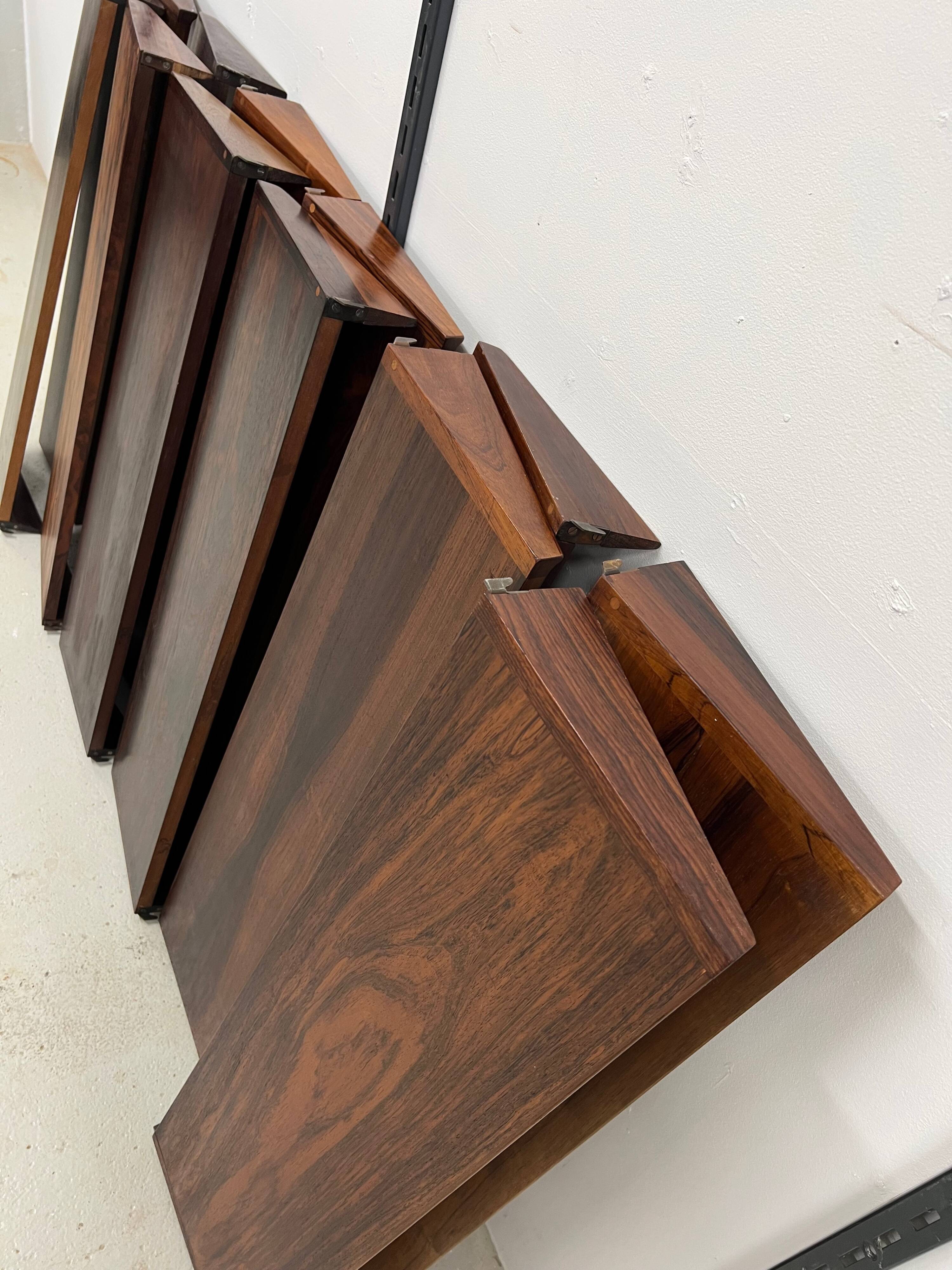 Rosewood Shelving System By Kai Kristiansen For Feldballes