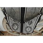 1970s Vintage Turkish Handmade Wool Cotton Gray Kilim Runner Rug 60x152