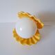 Vintage shell ceramic lamp