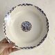 6 soup plates, ironstone from Longchamp, Arlette pattern, 1950s