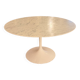 Grande table tulipe années 60, plateau en marbre de Carrare