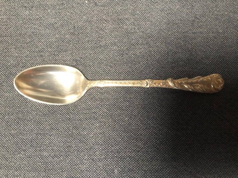 Vintage Art Nouveau Metal Teaspoons - Set of 6, France