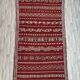 Vieux Zemmouri Kilim, Tapis berbère faltissé, Carper marocain fait à la main, Décoration intérieure