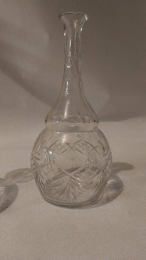 Paire de vases en cristal