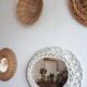 Rattan mirror 33x41cm