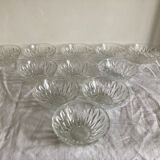 Set of 11 dessert bowls