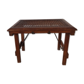 Tabouret de peintre-bois et cannage vers 1940