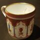 Porcelain cup and cup, royal manufacture of Limoges