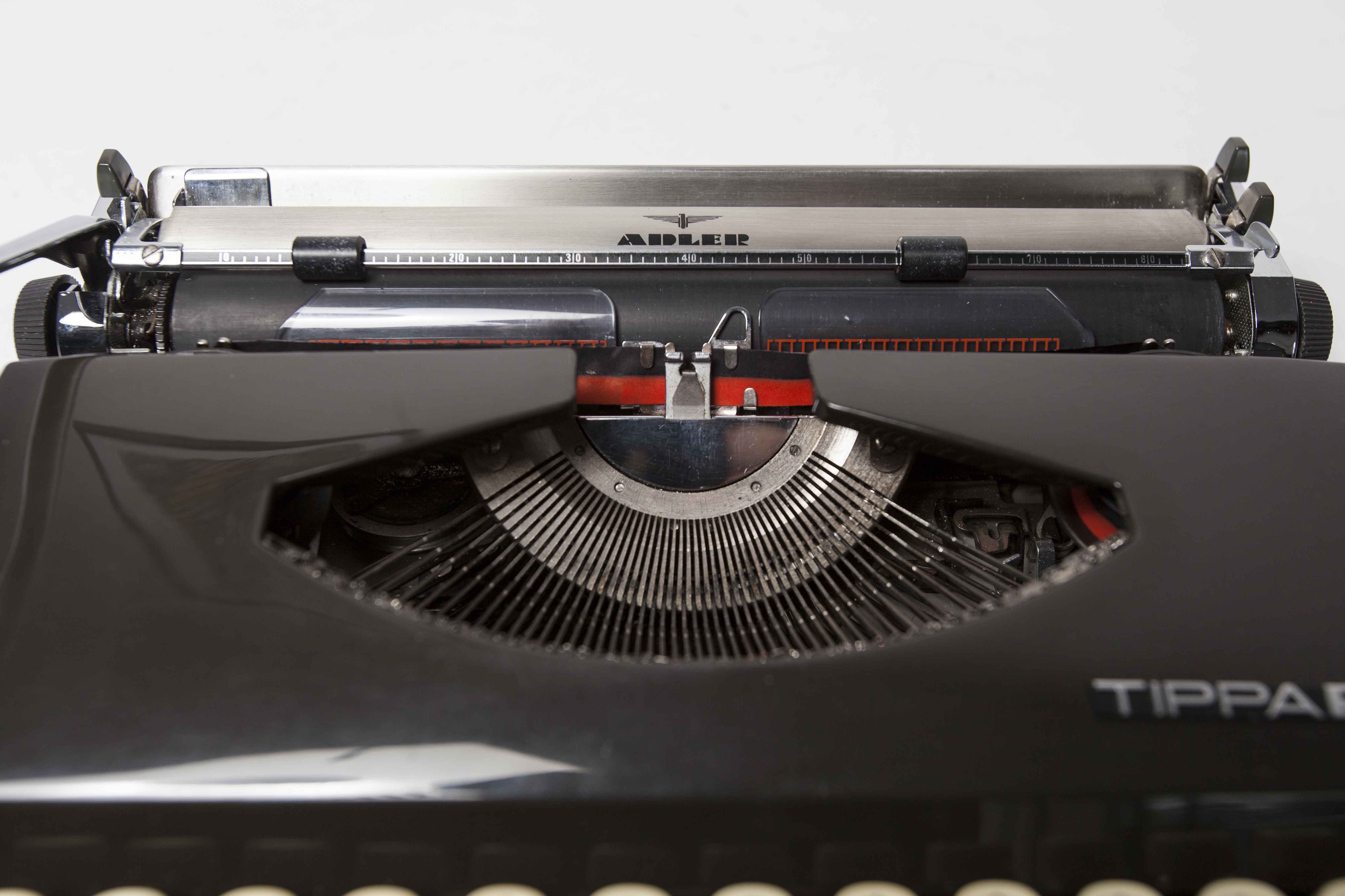 Revised Adler Tippa S typewriter and new ribbon