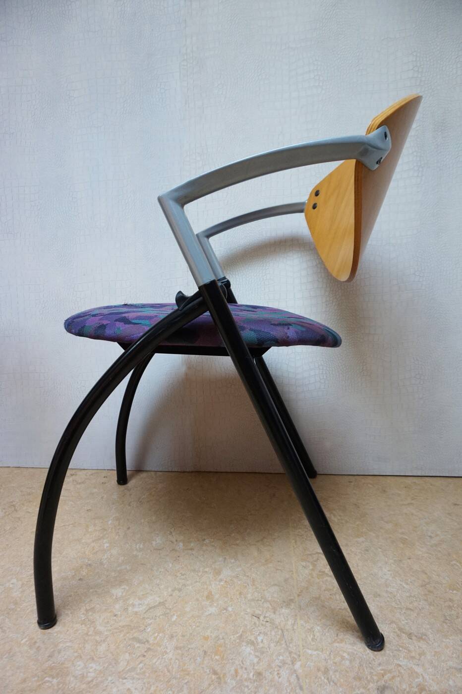 Set of 6 Vepa Alpine stackable chairs, conference chairs, dining room chair