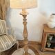 Lampadaire vintage en bois