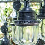 Industrial metal and glass suspension