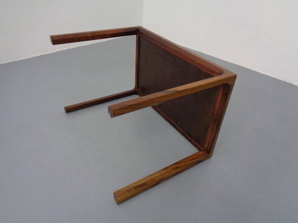 Danish Side Table in Rosewood, 1960s