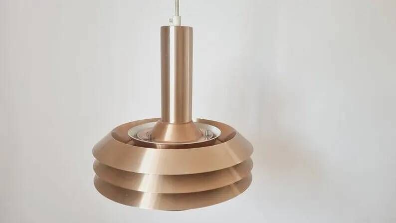 Midcentury Pendant, Jo Hammerborg, Denmark, 1970s